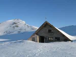 Tevno Lake Hut in Pirin Mountains