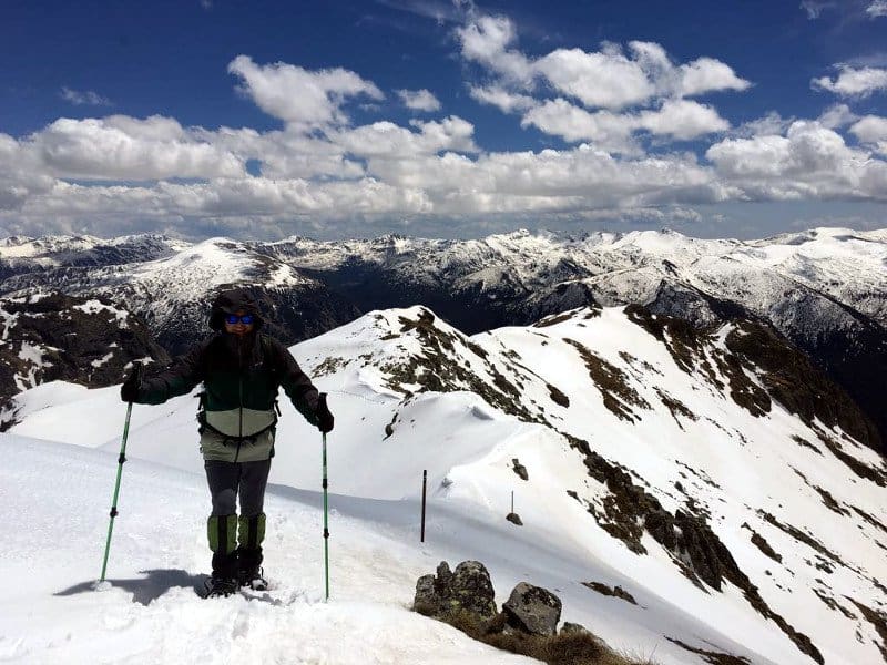 Snowshoeing Musala