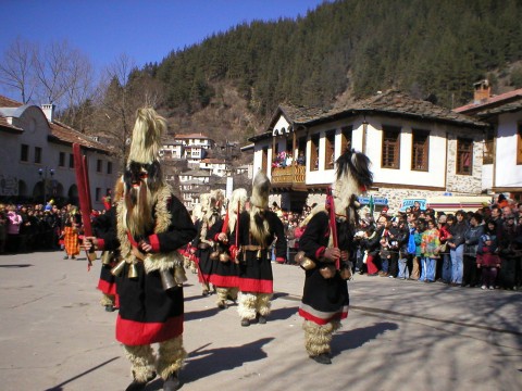 Kukeri in Shiroka Luka