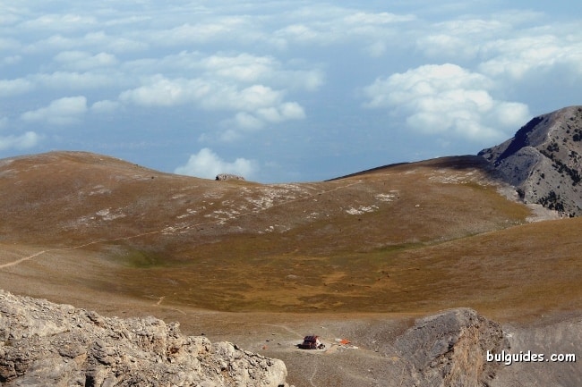 View towards the Plateau of Muses from Stefani