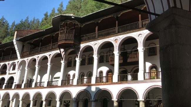 The Rila Monastery building The Rila Monastery building