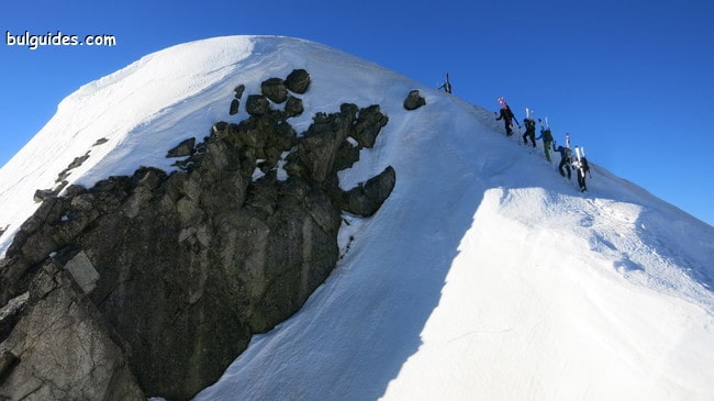 On the way to the top of Mount Todorka