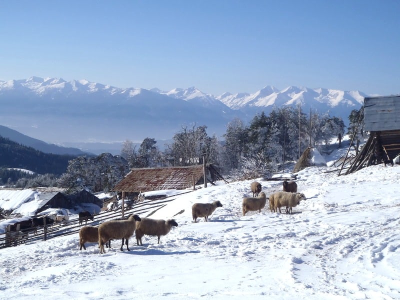 The most southwestern parts of the Rhodopes have great views towards Pirin Mountains