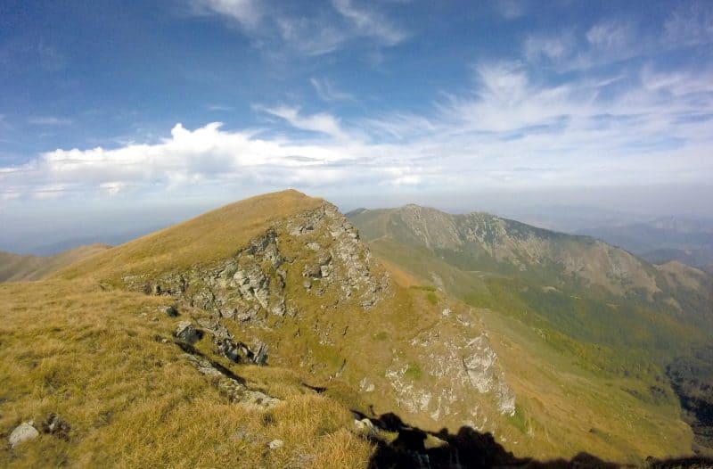 View from Mount Midzur, Western Balkan - in this area the main ridge of the Balkan is the border line between Serbia and Bulgaria. Mount Midzur is the highest peak of Serbia as well.