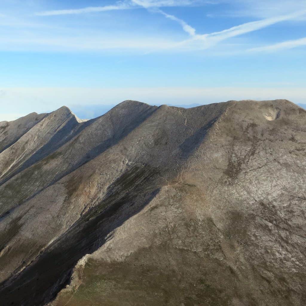 Pirin Mountains, famous with the jagged, rocky peaks and glacial lakes.