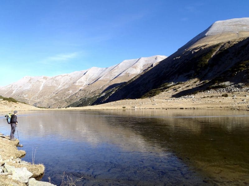 The lakes are getting frozen and, if you lucky, you can hear the "Singing Ice" phenomena