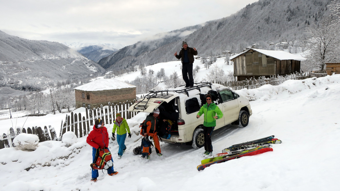 4x4 transport in Svaneti