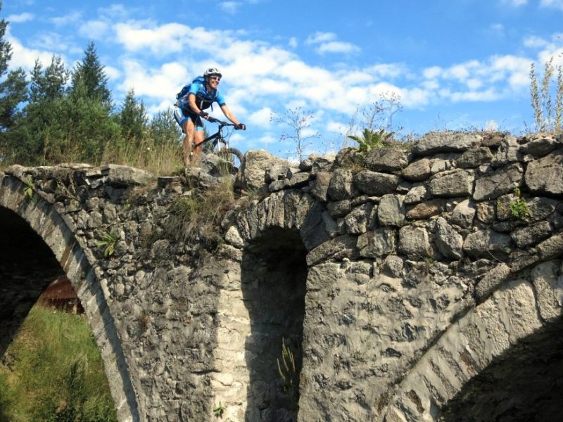 Rhodopes ancient bridge biking